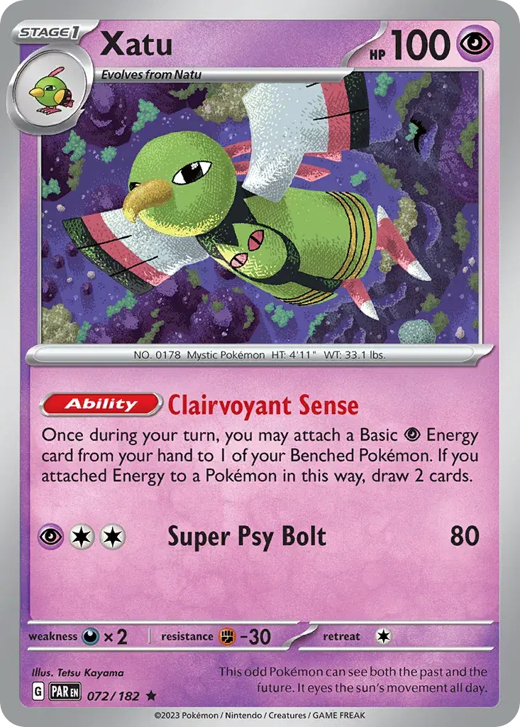 Xatu Paradox Rift 72