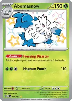 Abomasnow Paldean Fates