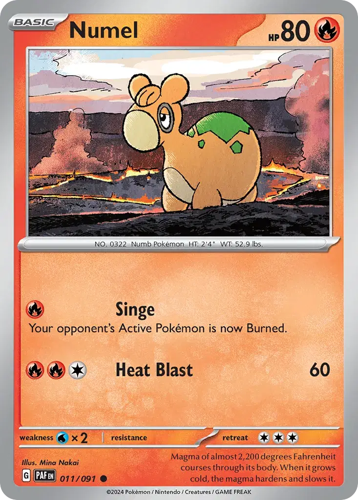 Numel Paldean Fates 11