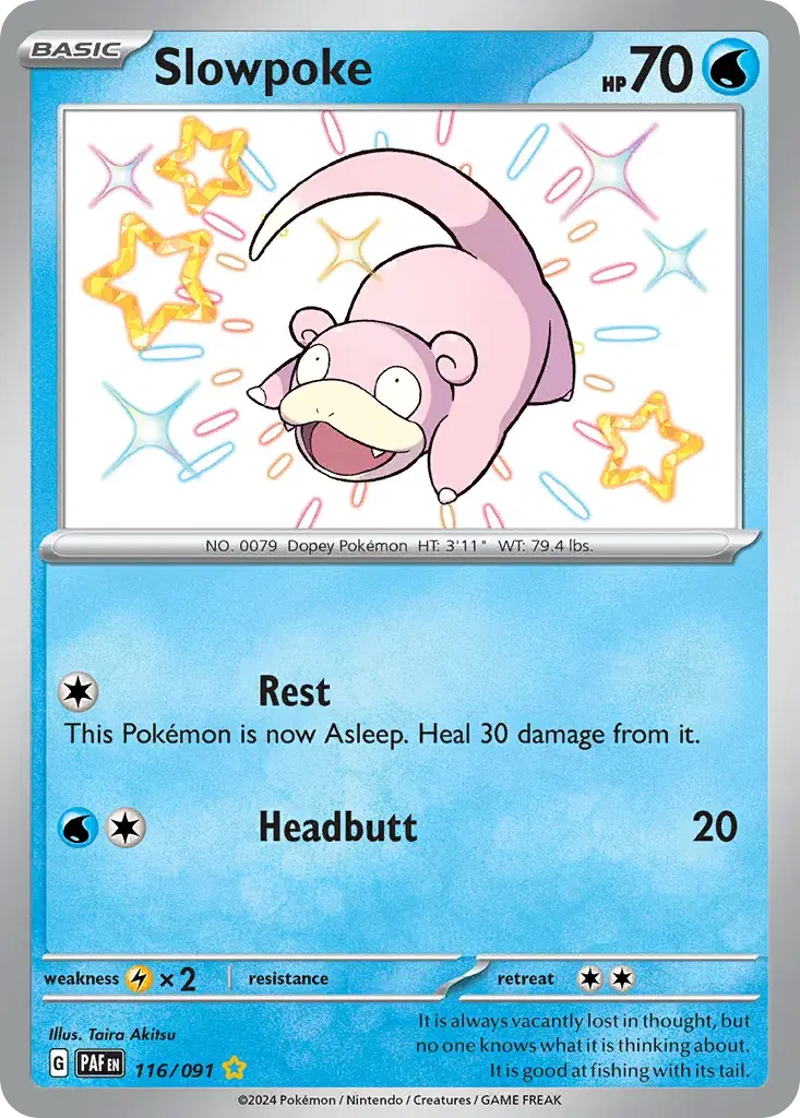 Slowpoke Paldean Fates 116