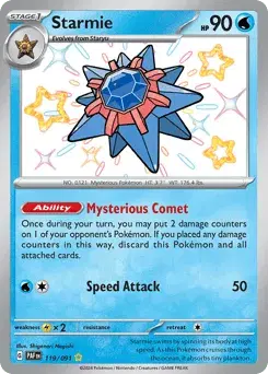 Starmie Paldean Fates