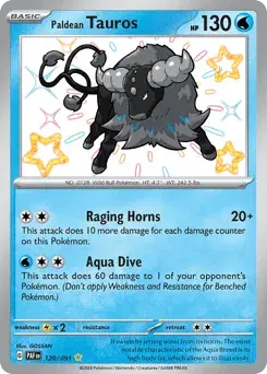 Paldean Tauros Paldean Fates