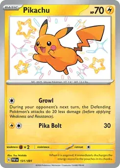Pikachu Paldean Fates