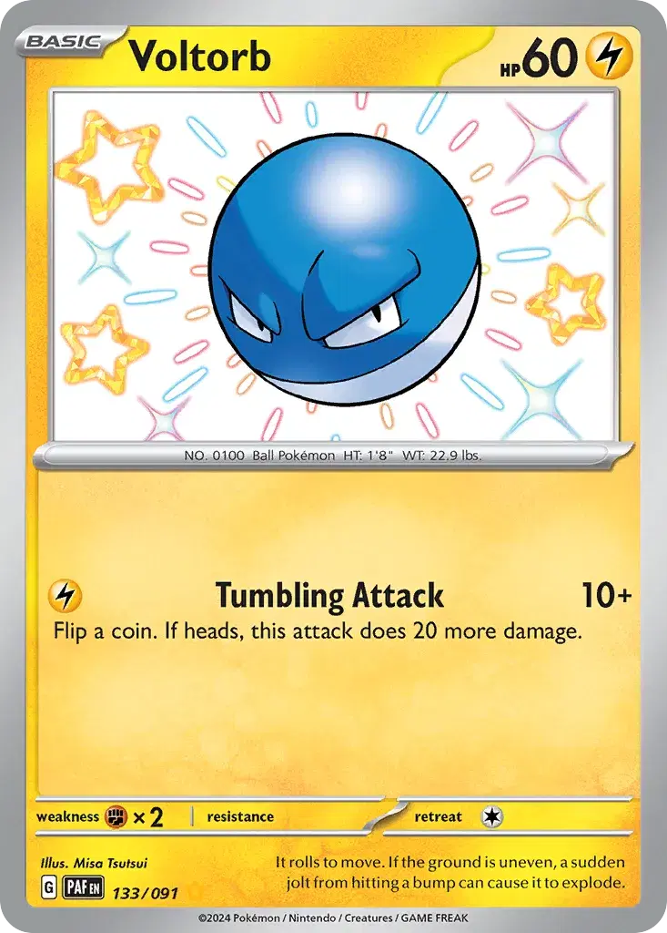 Voltorb Paldean Fates 133