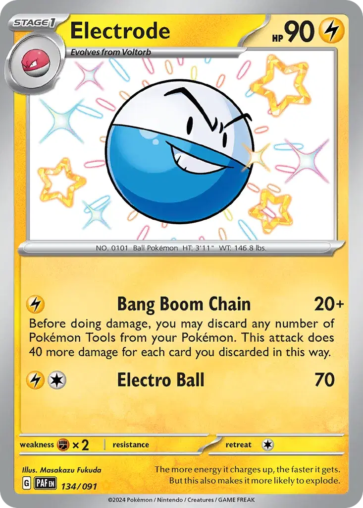 Electrode Paldean Fates 134