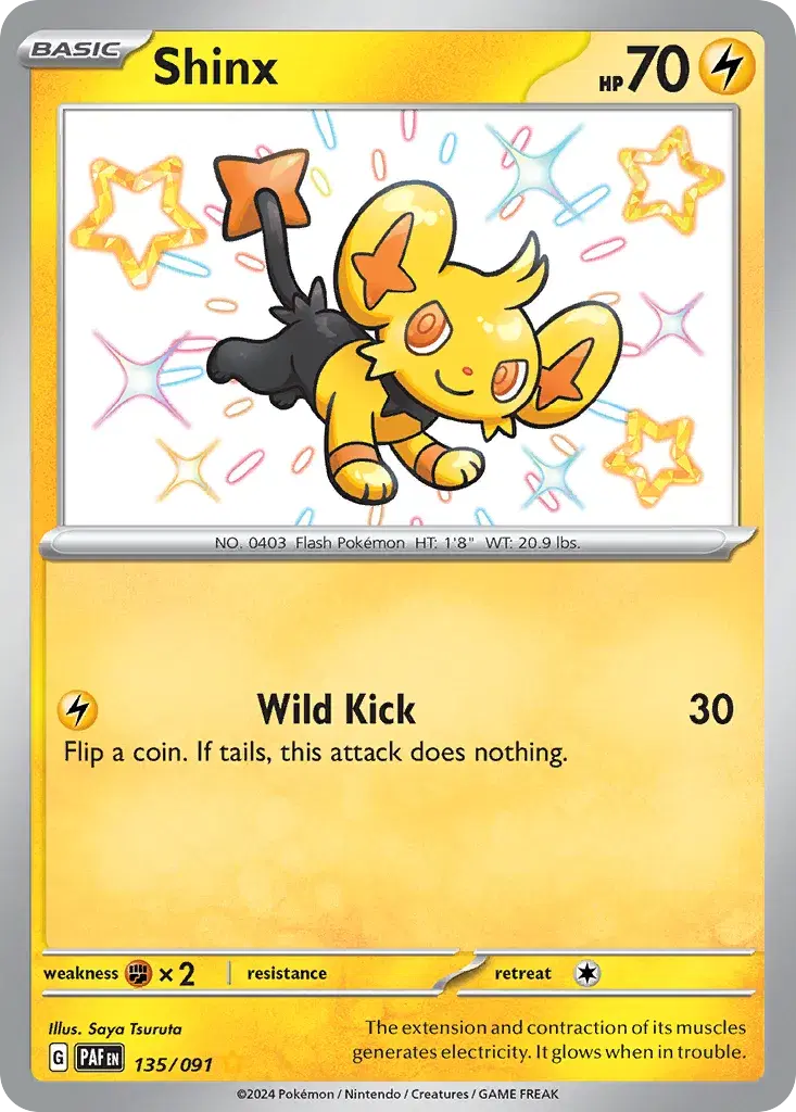 Shinx Paldean Fates 135