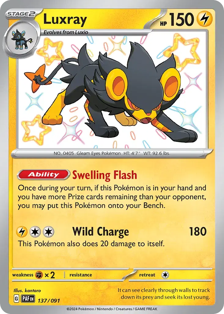 Luxray Paldean Fates 137