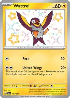 Wattrel Paldean Fates