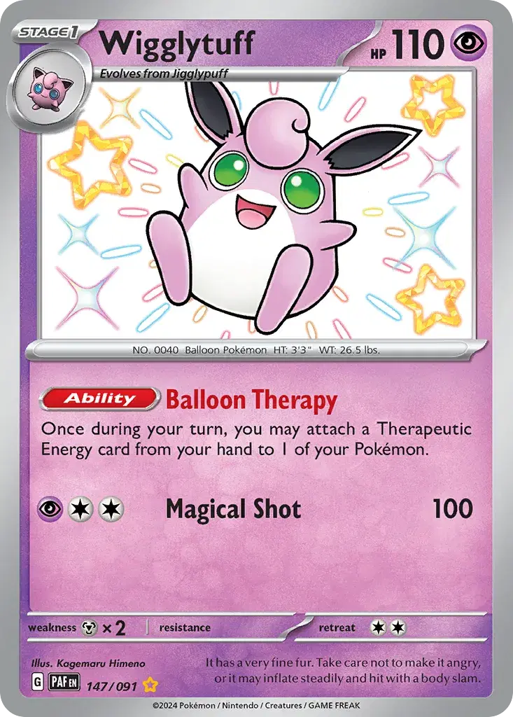 Wigglytuff Paldean Fates 147