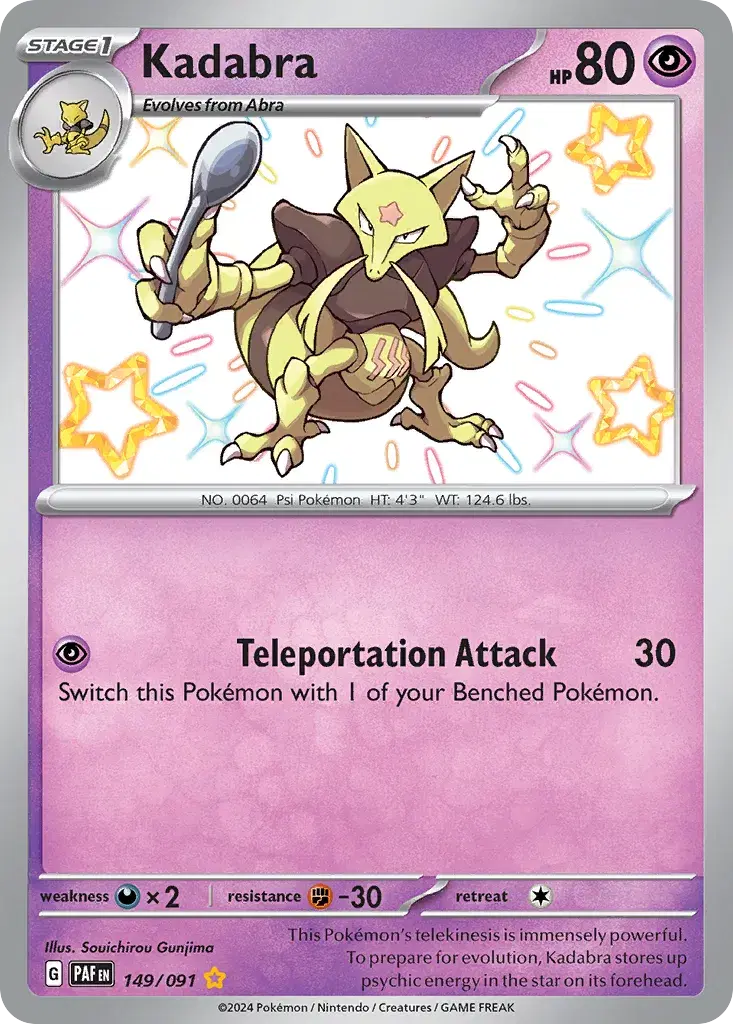 Kadabra Paldean Fates 149