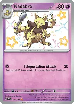Kadabra Paldean Fates