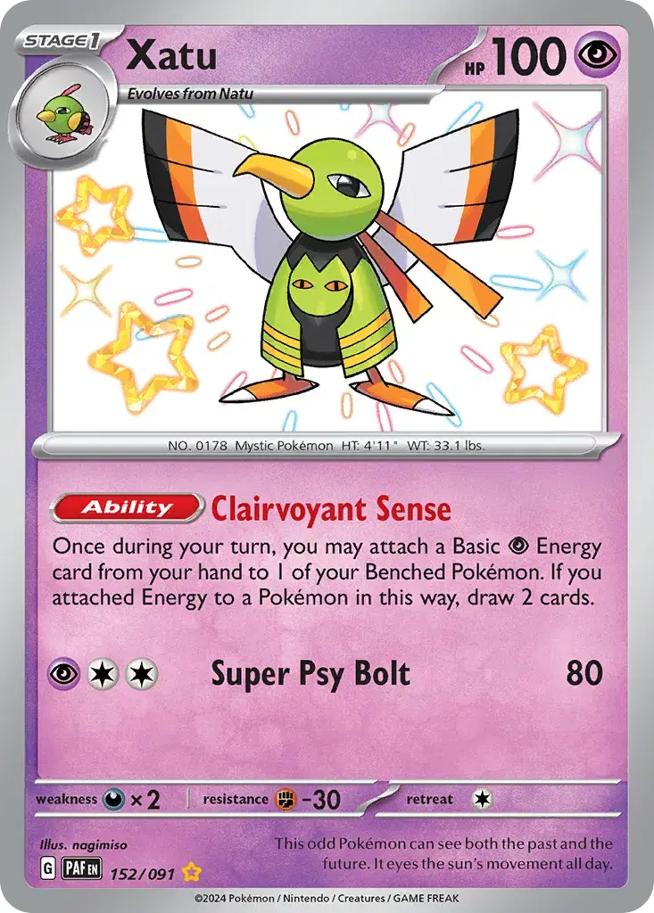 Xatu Paldean Fates 152