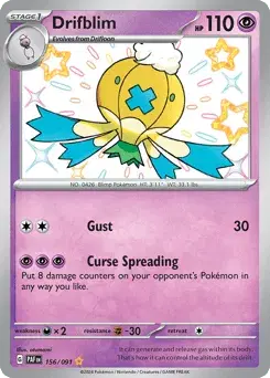 Drifblim Paldean Fates