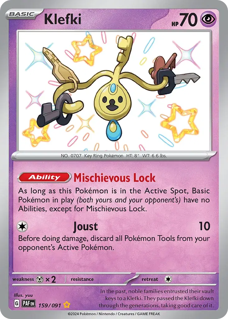 Klefki Paldean Fates 159