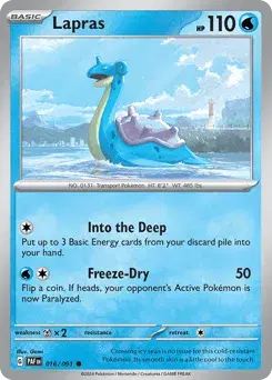 Lapras Paldean Fates