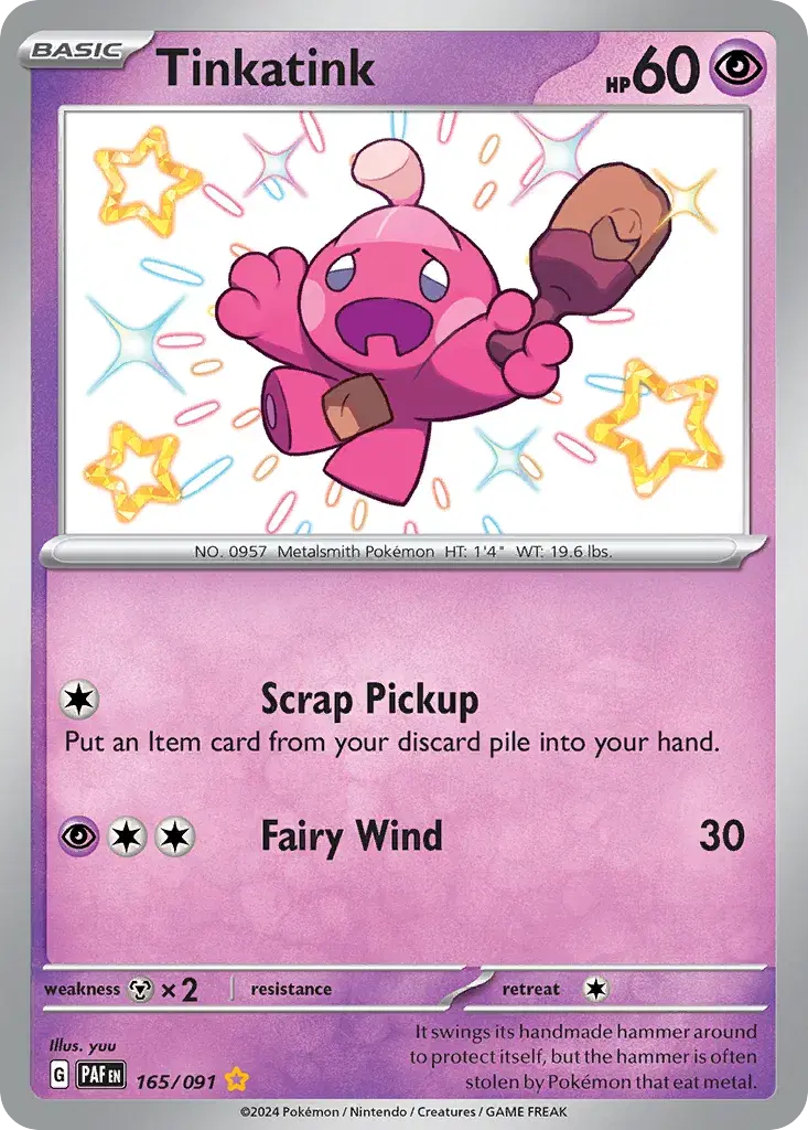 Tinkatink Paldean Fates 165