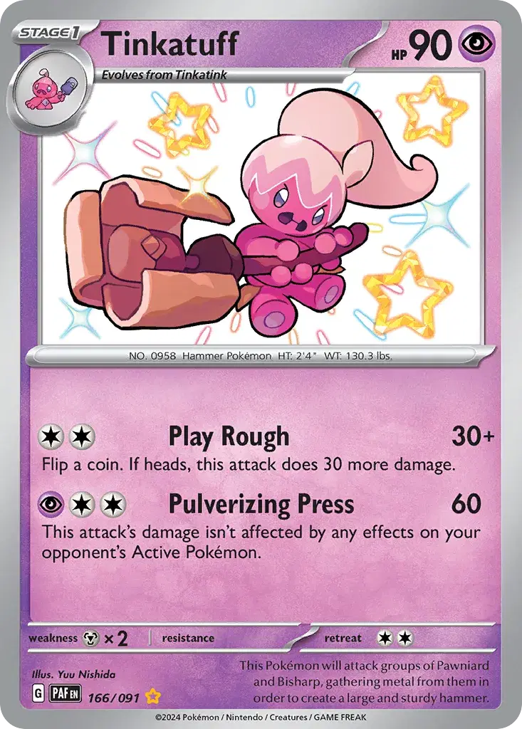 Tinkatuff Paldean Fates 166