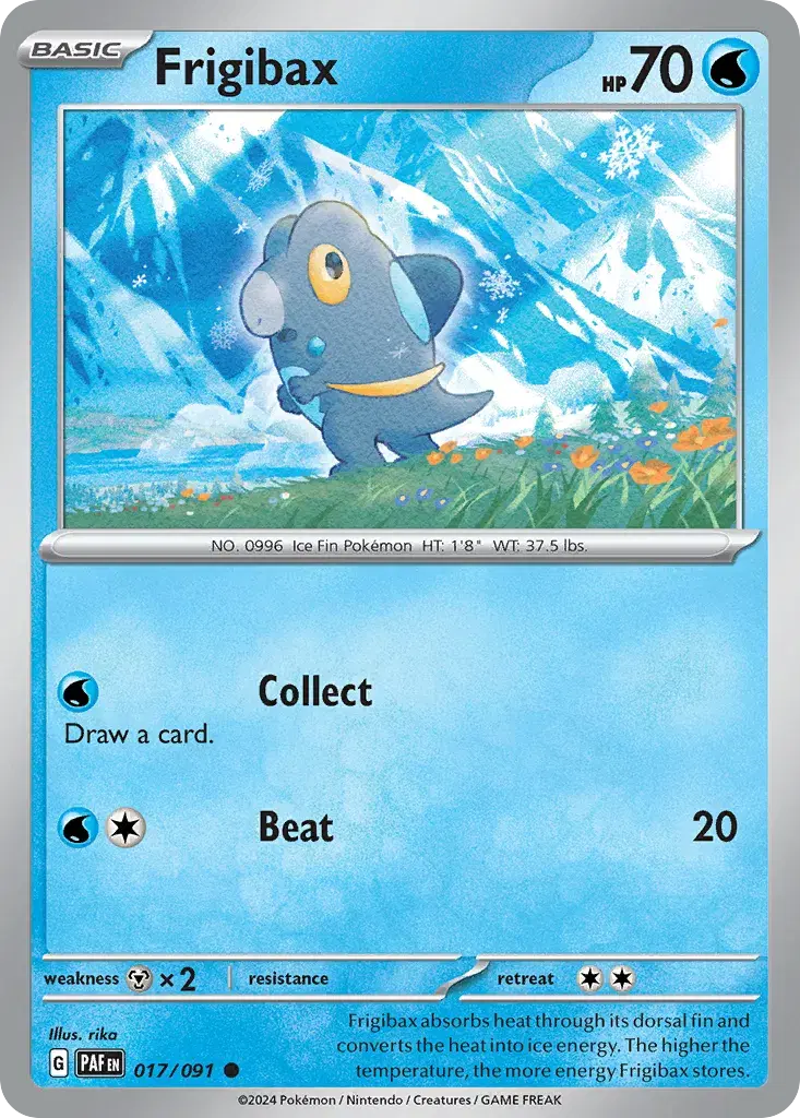 Frigibax Paldean Fates 17