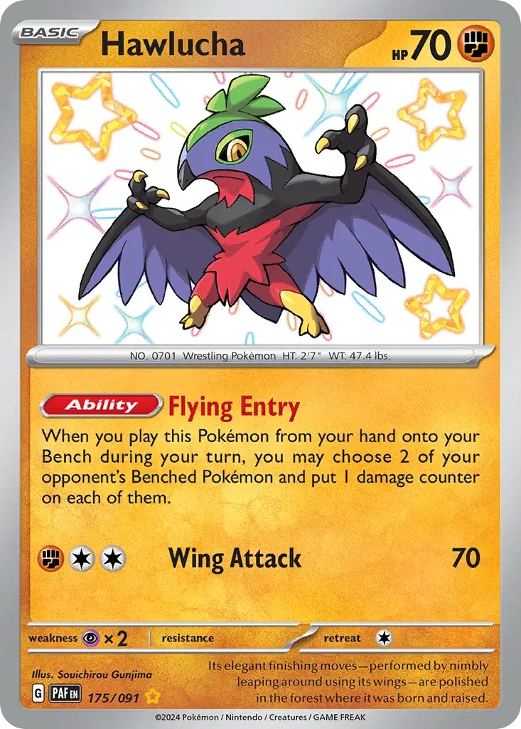 Hawlucha Paldean Fates 175