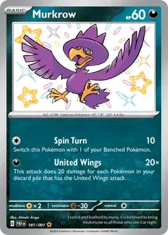 Murkrow Paldean Fates