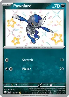 Pawniard Paldean Fates