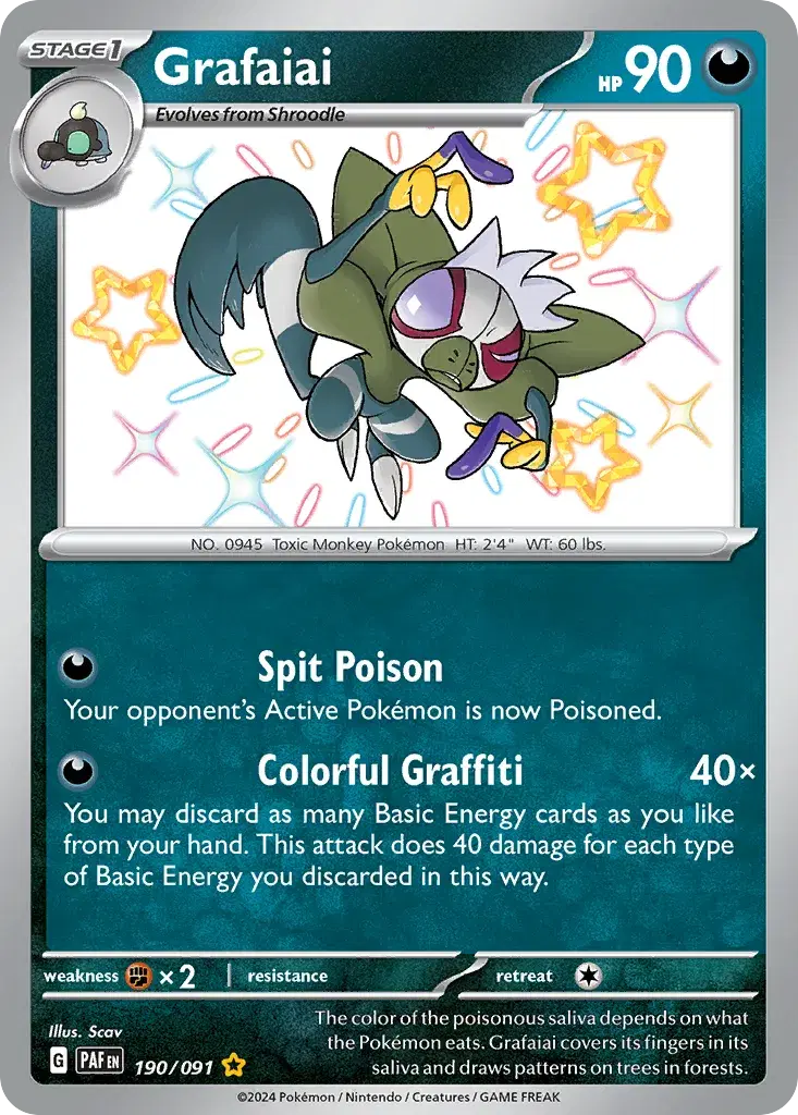Grafaiai Paldean Fates 190