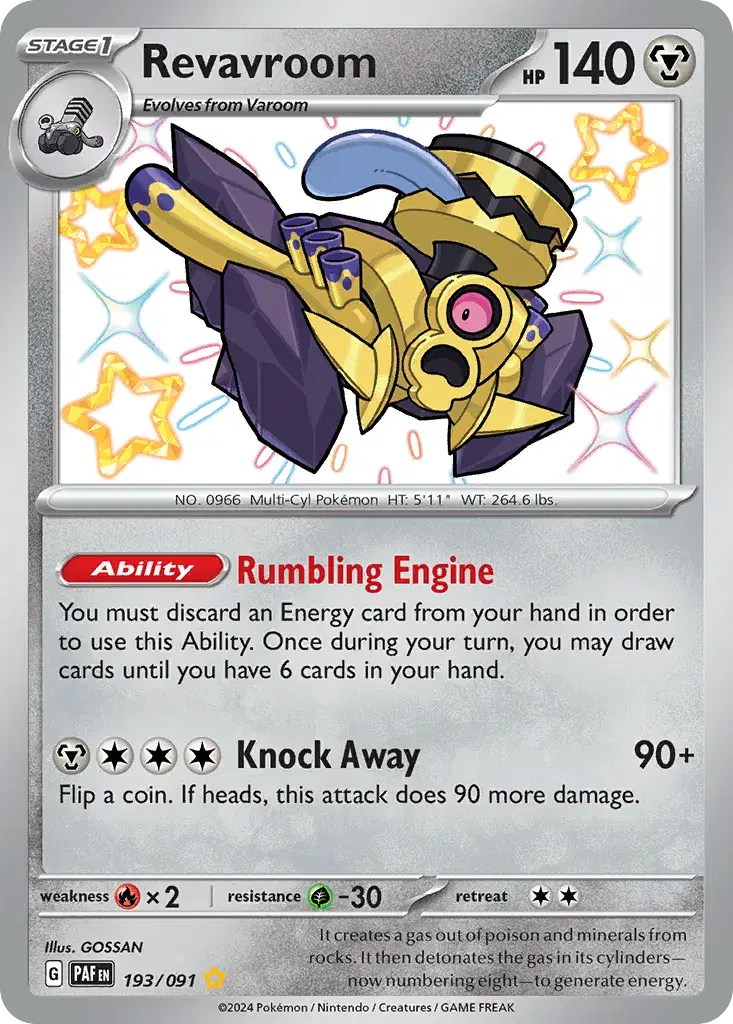 Revavroom Paldean Fates 193