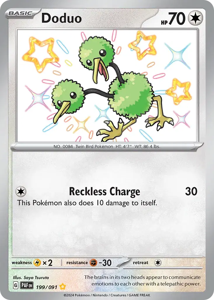 Doduo Paldean Fates 199