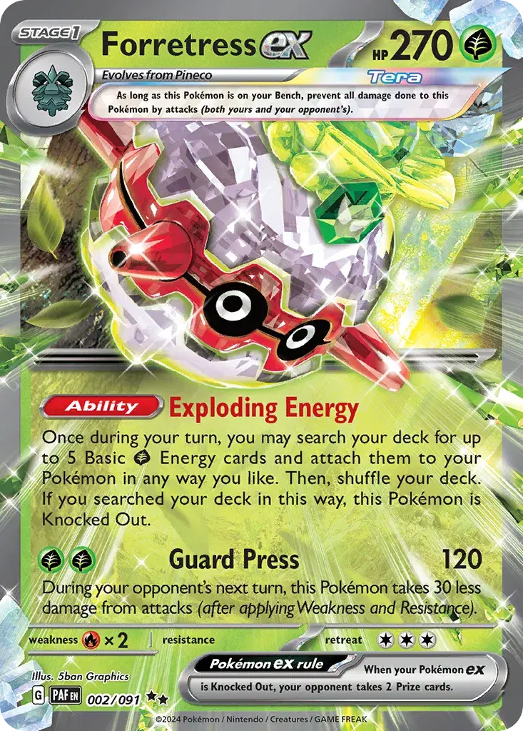 Forretress ex Paldean Fates 2