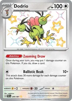 Dodrio Paldean Fates