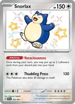 Snorlax Paldean Fates