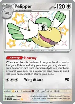 Pelipper Paldean Fates