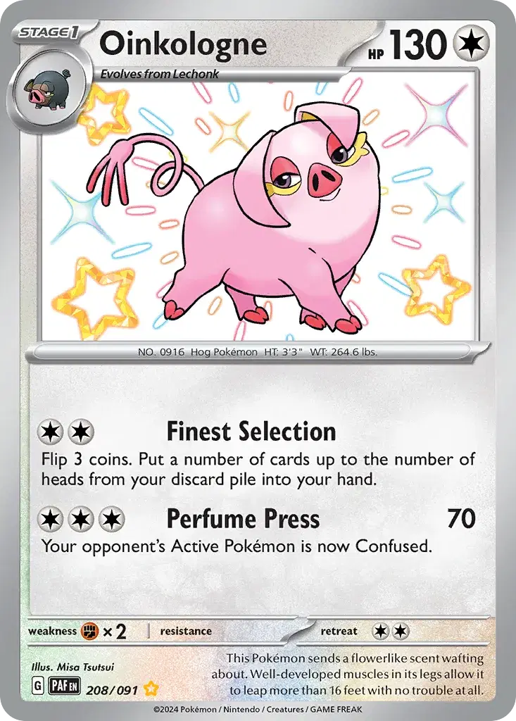 Oinkologne Paldean Fates 208