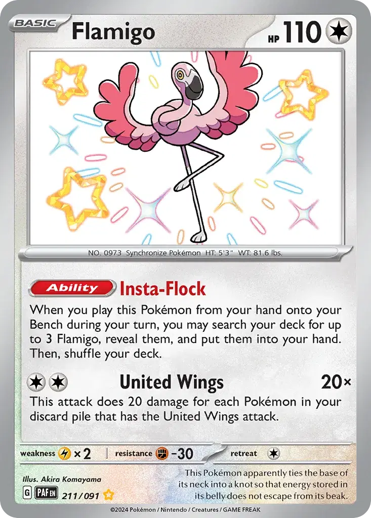 Flamigo Paldean Fates 211