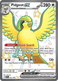 Pidgeot ex Paldean Fates