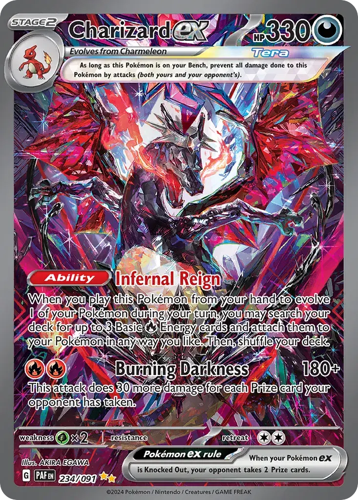 Charizard ex Paldean Fates 234