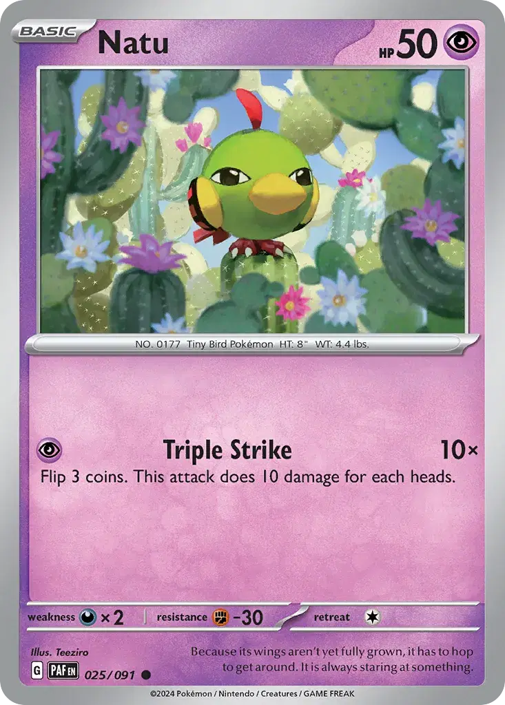 Natu Paldean Fates 25