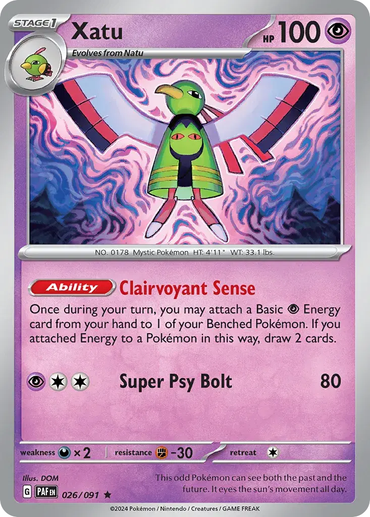 Xatu Paldean Fates 26