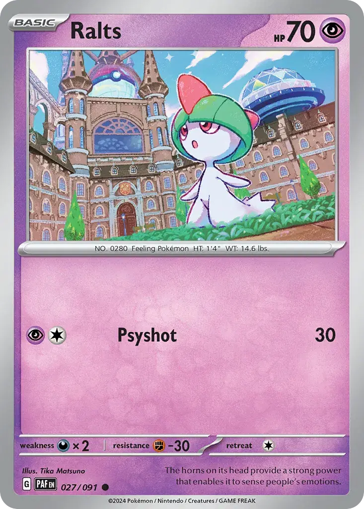 Ralts Paldean Fates 27