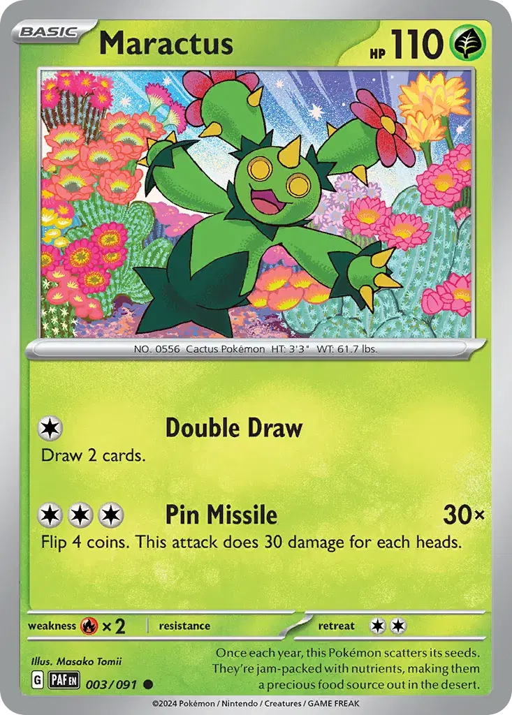 Maractus Paldean Fates 3