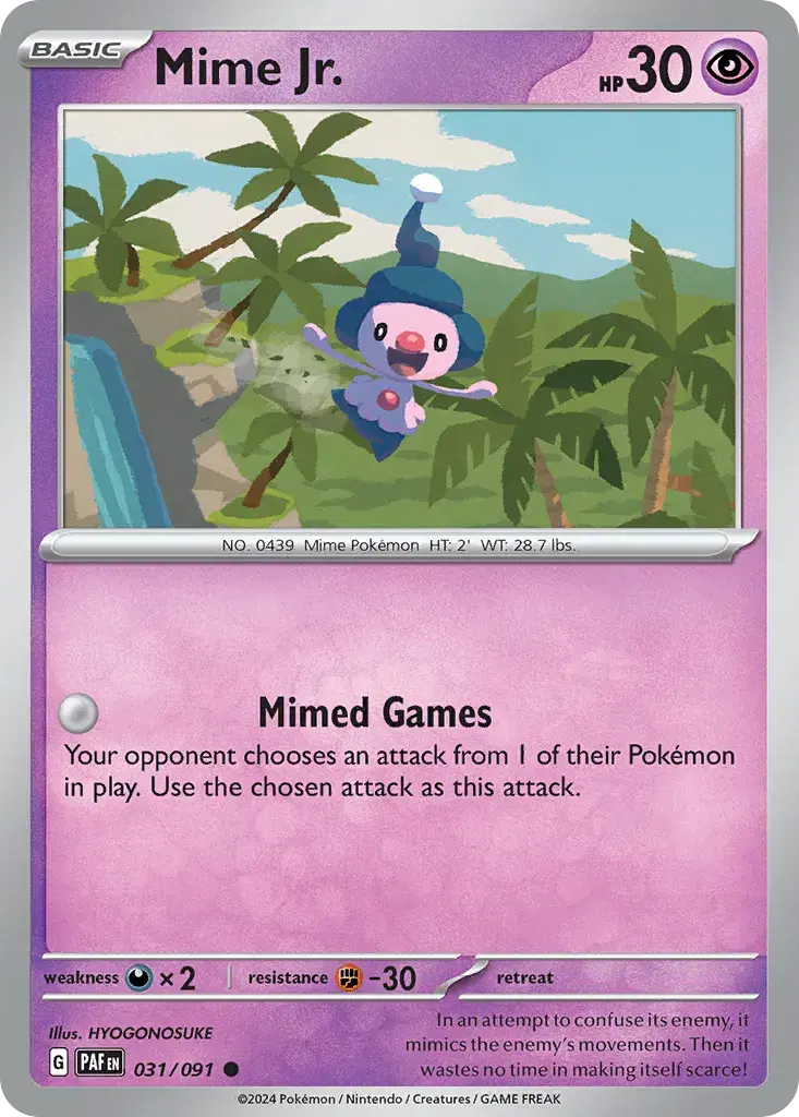 Mime Jr. Paldean Fates 31