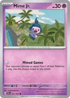 Mime Jr. Paldean Fates
