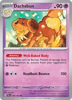 Dachsbun Paldean Fates