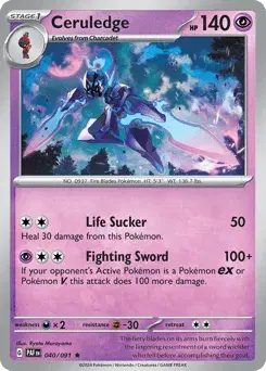 Ceruledge Paldean Fates
