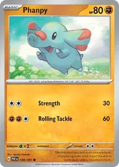 Phanpy Paldean Fates