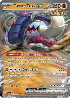 Great Tusk ex Paldean Fates