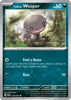 Paldean Wooper Paldean Fates