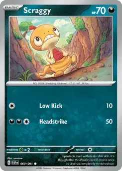 Scraggy Paldean Fates