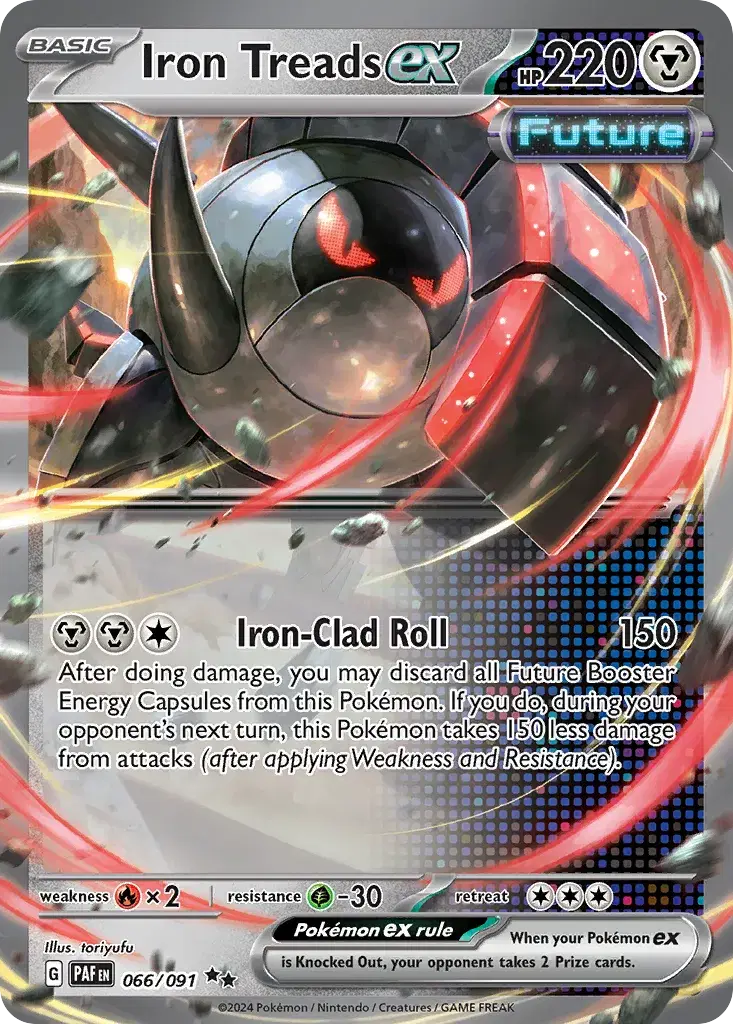 Iron Treads ex Paldean Fates 66