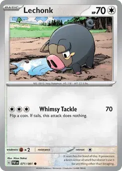 Lechonk Paldean Fates